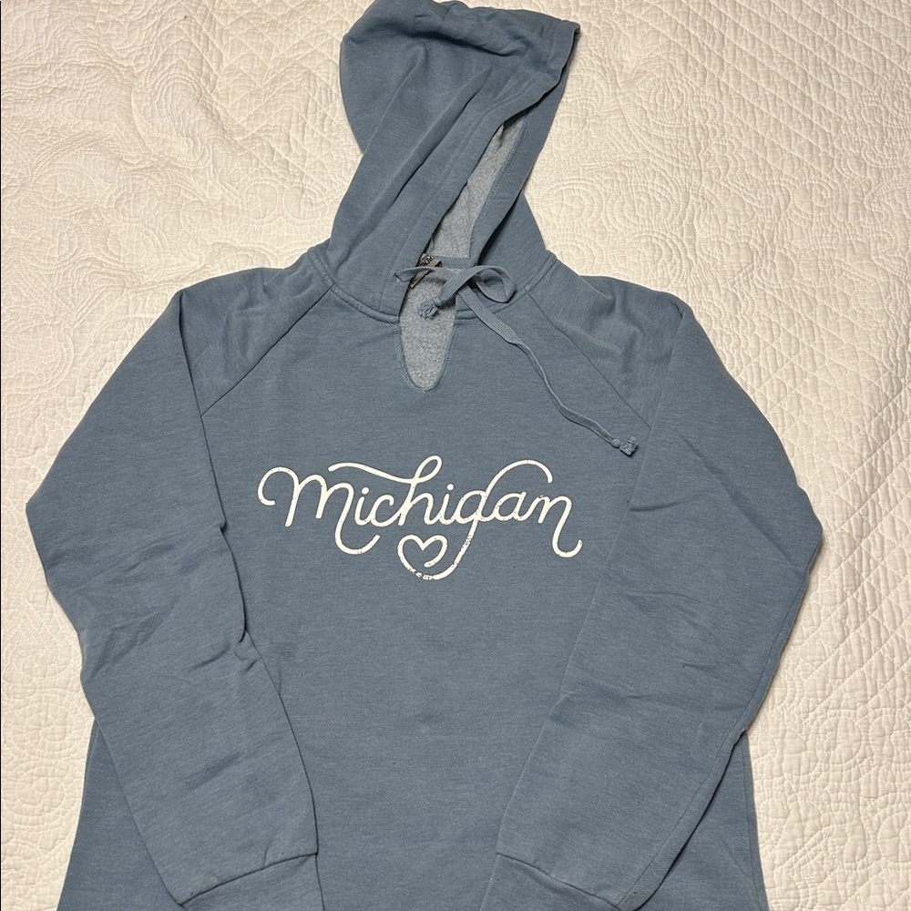 Blue Michigan Hoodie